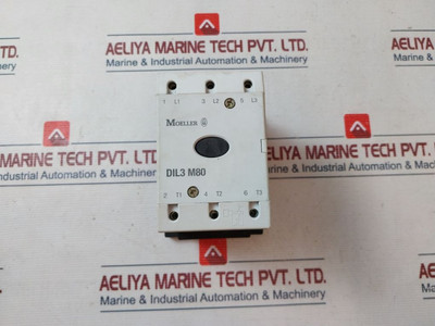 Power Contactor Moeller Dil3 M80 - Ie=Ith 100A