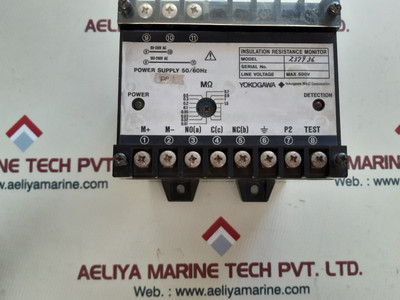 Yokogawa 237936 IR Monitor 500V by M&C Corporation - Japan Made Yokogawa 237936 IR Monitor 500V by M&C Corporation - Japan Made