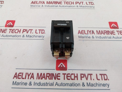 Hyundai Hbd-52D Molded Case Circuit Breaker 460V 20A 2-pole Ksc8321