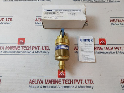 Unitor 302976 Flashback Arrestor W-66S Oxygen 10Bar