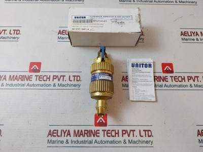Flashback Arrestor Unitor 302976 Oxygen - Germany Flashback Arrestor Unitor 302976 Oxygen - Germany