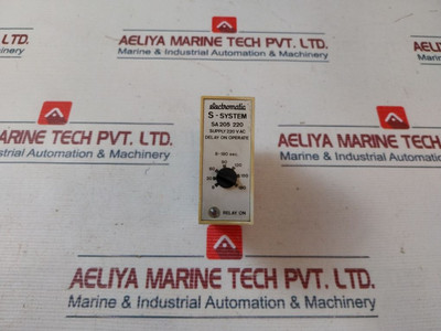 Delay On Operate Electromatic Sa 205 220 - S-system Delay On Operate Electromatic Sa 205 220 - S-system