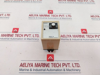 Omron Sao-s Current Sensor 110 Vac 50/60 Hz