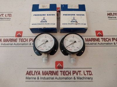 Nisshin-keiki 75 Bt-1 G1/4 Pressure Gauge