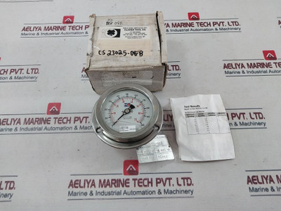 Stewarts 316 S.S. Tube And Socket Pressure Gauge 0-70 Bar