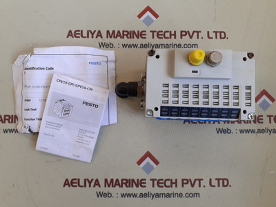 Festo valve block cpv10-ge-fb-8-cpi 18252 e702 rev 01 Festo valve block cpv10-ge-fb-8-cpi 18252 e702 rev 01