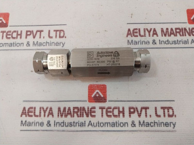 Check Valve Parker Autoclave Engineers S23078-09-ae Check Valve Parker Autoclave Engineers S23078-09-ae