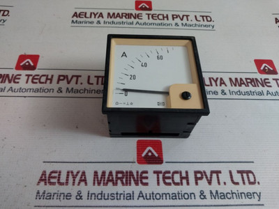 Analog Ammeter Deif Dq96-x - 0-60/0-75 A Analog Ammeter Deif Dq96-x - 0-60/0-75 A