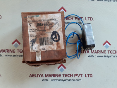 Siemens u06ff60 breaker accessory for ffc/fff frames Siemens u06ff60 breaker accessory for ffc/fff frames