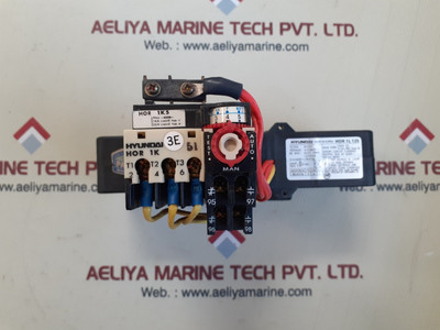 Hyundai Hor 1L 125 Thermal Overload Relay 5A 660V~ 380V /E=0.5A Hyundai Hor 1L 125 Thermal Overload Relay 5A 660V~ 380V /E=0.5A