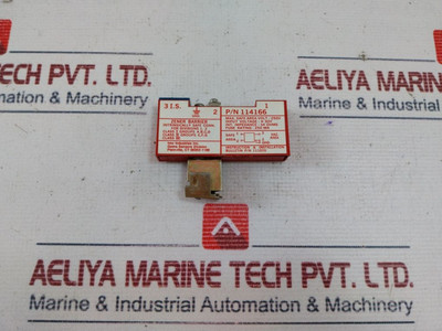 Zener Barrier Gems Sensor 114166 - Imo Industries Inc.