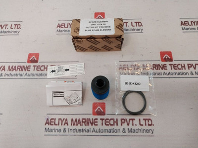 Lot Of 2X Atlas Copco 2901 1974 00 Blue Foam Filter Element Dhosk02 Kit