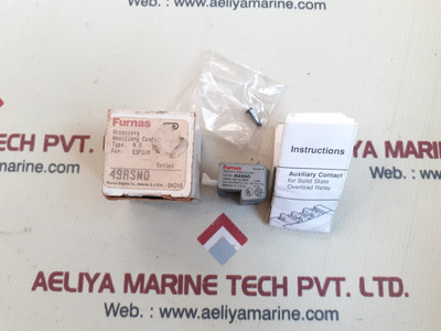 Furnas 49asno contact for overload relay, type n.0. Furnas 49asno contact for overload relay, type n.0.