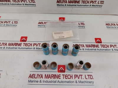 Lot Of 6X Ssp 316 Straight Hex Nipple 1/2” Lot Of 6X Ssp 316 Straight Hex Nipple 1/2”