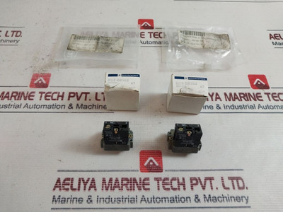 Lot Of 2X Telemecanique Zb2-be102 Auxiliary Contact Block For Switch 240V Lot Of 2X Telemecanique Zb2-be102 Auxiliary Contact Block For Switch 240V