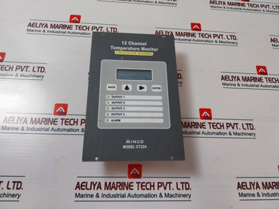 Temperature Monitor Minco Ct224A1A - 12-channel Temperature Monitor Minco Ct224A1A - 12-channel