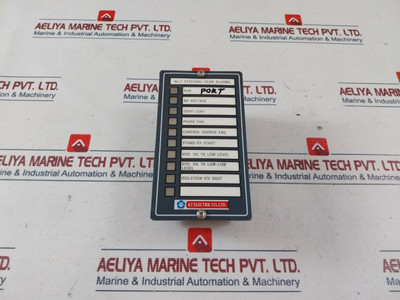 Kt Electric Ktms-20-10 Alarm Panel H-5239 No.2 Kt Electric Ktms-20-10 Alarm Panel H-5239 No.2