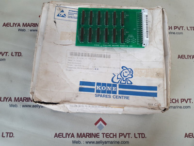 Kone 500419 h01 coding board rev 0.0 & spares centre Kone 500419 h01 coding board rev 0.0 & spares centre