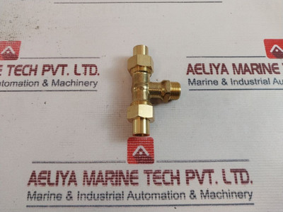 Lot Of 3X Econ 1/2” Bsp Brass Gauge Tube Support