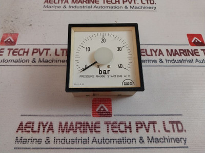Man B&W 4-20Ma Pressure Gauge Starting Air