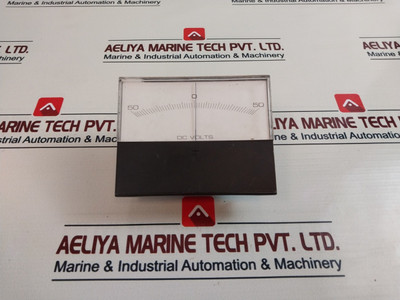 Panel Meter Modutec 50-0-50 Dc Volts Panel Meter Modutec 50-0-50 Dc Volts