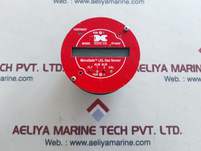Detcon microsafe lel gas sensor model fp-624c by Detcon inc. Detcon microsafe lel gas sensor model fp-624c by Detcon inc.