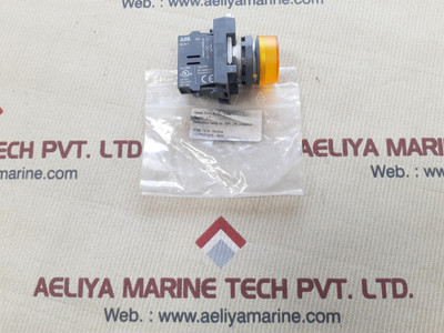Abb mlb-1 yellow light with contact block, max 240v, 2w Abb mlb-1 yellow light with contact block, max 240v, 2w