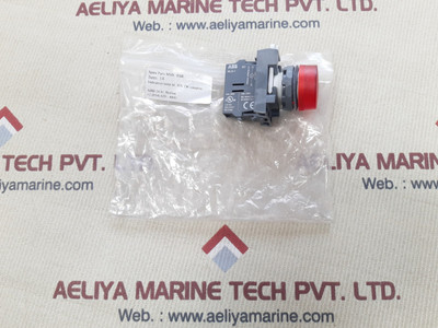 Abb red light contact block, x1=bottom, max 240v, iec:60947-5-1
