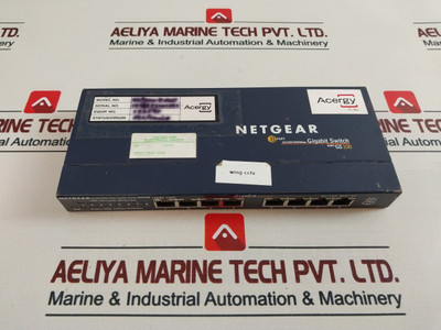 Netgear Gs108 Gigabit Ethernet Switch 8 Port 10/100/1000 Mbps