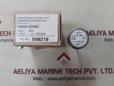 Novotechnik rotary sensor potentiometer art-nr 006219 Germany Novotechnik rotary sensor potentiometer art-nr 006219 Germany