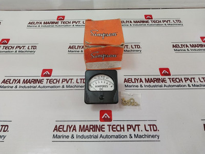 Simpson M-10485-5 Panel Meter 27A