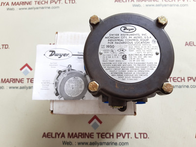Dwyer 1950-10-2f pressure switch for hazardous location Dwyer 1950-10-2f pressure switch for hazardous location