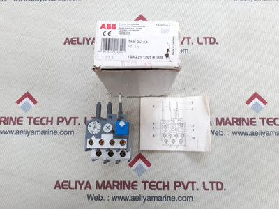 New ABB TA25DU 2.4 Thermal Overload Relay - 1.7-2.4A