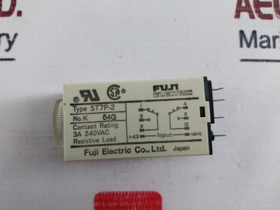 Fuji Electric St7P-2 Timer Relay Ac100V 0-60 Sec
