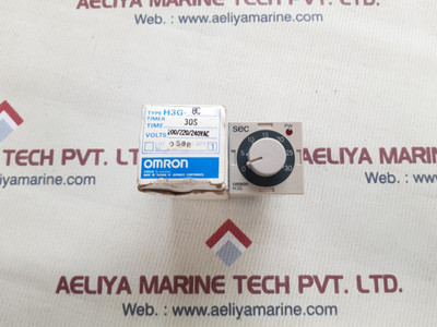 Omron H3G-8C Timer 200/220/240VAC Corporation Type 30s Timer Omron H3G-8C Timer 200/220/240VAC Corporation Type 30s Timer