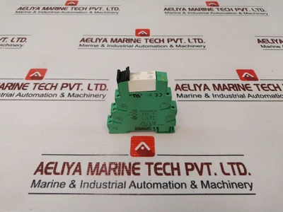 Lot Of 2X Phoenix Contact Plc-bsc-24Dc/21-21 Relay With Base 250Vac/2X6A