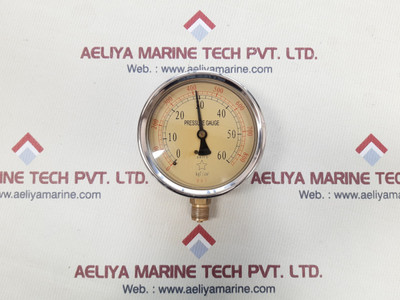 Daito pressure gauge measures up to 60 kgf/cm2 and 800 psi Daito pressure gauge measures up to 60 kgf/cm2 and 800 psi