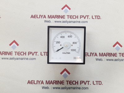 Analog meter by Record 0-1000 rev/min, 0/6 vdc range, 365 gm Analog meter by Record 0-1000 rev/min, 0/6 vdc range, 365 gm