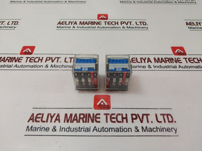 Lot Of 2X Amra Mti Rdme16/T Relay 230V 60Hz Rdme16-h230/T