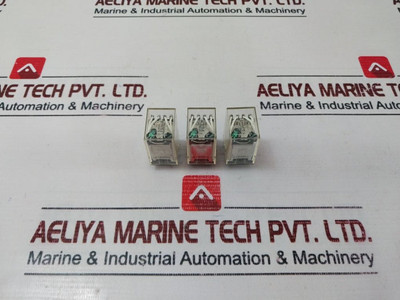 Lot Of 3X Omron My4N Relay 5A 240Vac