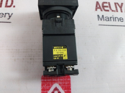 Fuji Electric Ar9T511-m White Clear Indicator Pilot Light