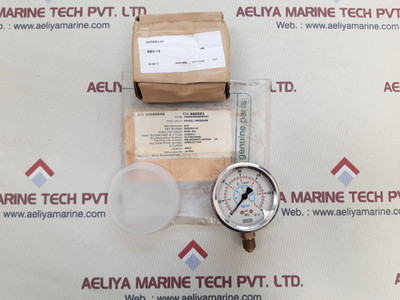 Wika 837-1 cl 1.6 pressure gauge 0-600 kpa 0-6 bar