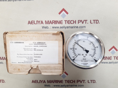 Alfa laval 984.30308.00 compound gauge