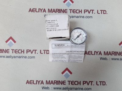 Spec 266381a 40mm p915 gauge 0-160psi, 0-11bar Xiamen China Spec 266381a 40mm p915 gauge 0-160psi, 0-11bar Xiamen China