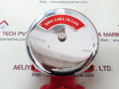 Marine electric bell, general alarm & fire alarm, IP44, Japan-made