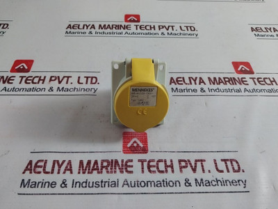 Panel Mount Mennekes 1462 Yellow 16A-4H/100-130V Panel Mount Mennekes 1462 Yellow 16A-4H/100-130V