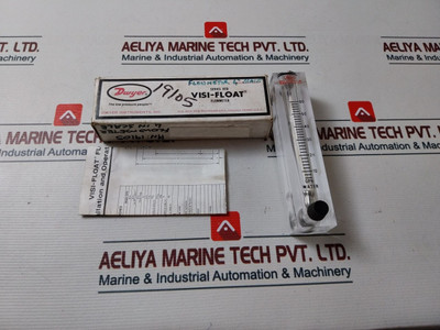 Dwyer Vfb-81-ssv Visi-float Flowmeter 4” Scale 690 Kpa 100 Psig