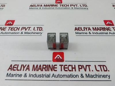 Lot Of 2X Fuji Electric Hh52P Relay 5A 200-220V 50/60Hz