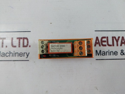Weidmuller 8607430000 Din Rail Mount Terminal Block 24Vdc