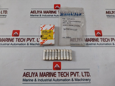 Lot Of 10X Gave 30F2Gl Fuse Cartridge 2 Amps 500V~